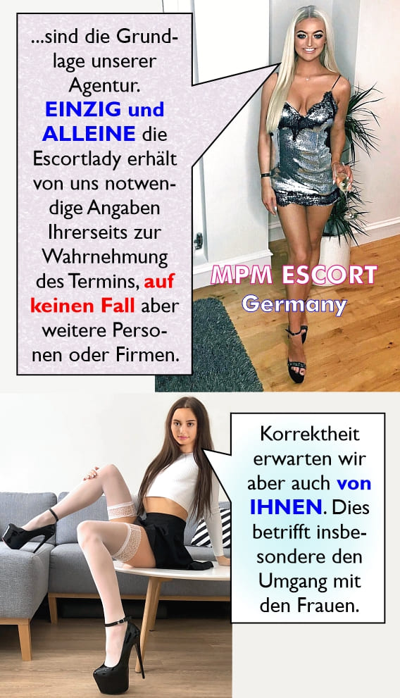 Diskretion unsererseits geboten - Korrektheit von Ihnen erwartet!